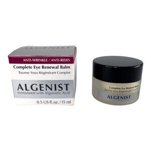 Algenist Anti-Wrinkle Complete Eye Renewal Balm With Alguronic Acid 0.5 oz New